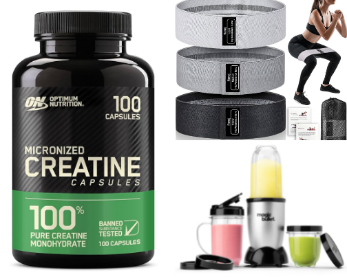 3 Years in the Making: My Go To Fitness Products for Results cover photo collage