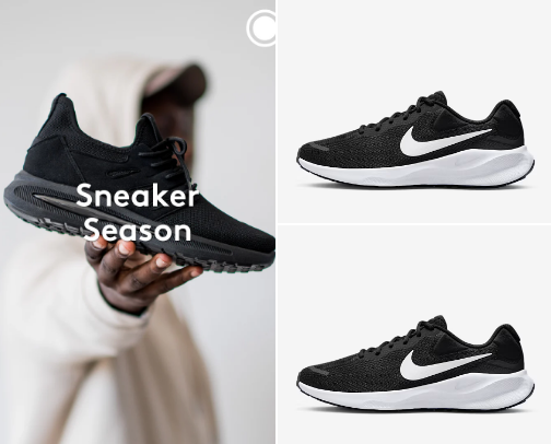 Shoes cover photo collage
