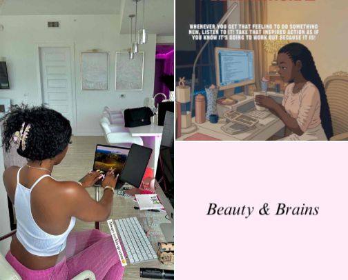 ADHD Girly Productivity Starter Pack cover photo collage