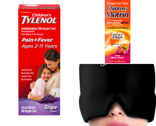 Sick child cover photo collage