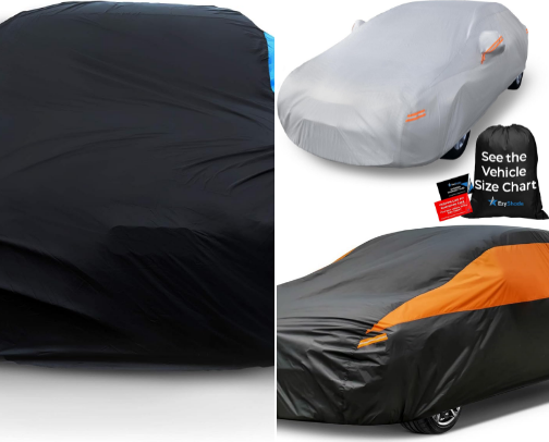 Best Car Covers on Amazon: Waterproof Car Cover for Outdoor Use and Sun Protection cover photo collage