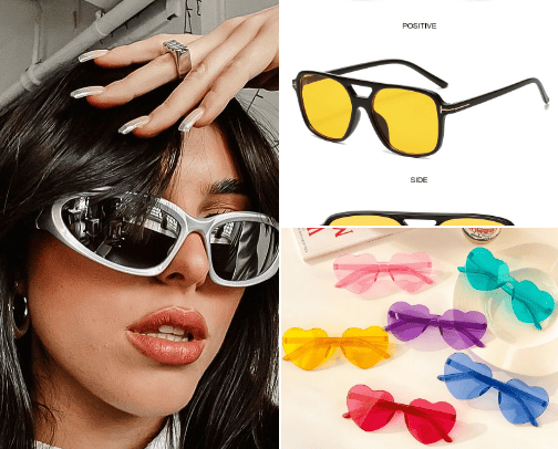 Sunglasses cover photo collage