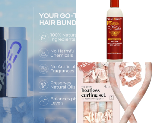 Hair revamp and repair cover photo collage