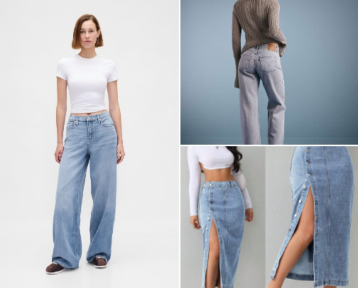 Comfortable Trendy Jeans cover photo collage