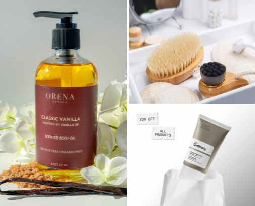 Getting that glowing, healthy skin cover photo collage
