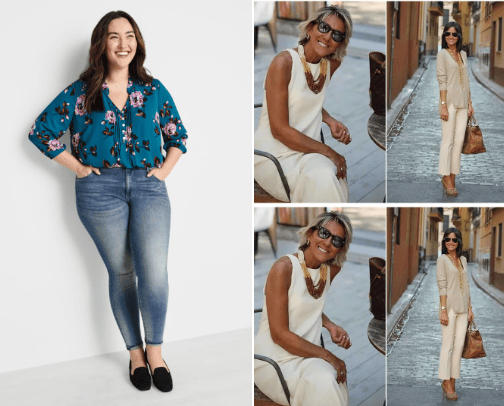 Women's Fashion for All Ages and Sizes cover photo collage