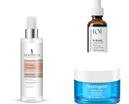 Skincare favs cover photo collage