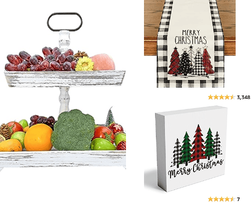 Christmas decor cover photo collage