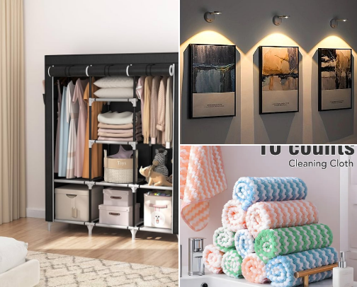 Home & Organization cover photo collage