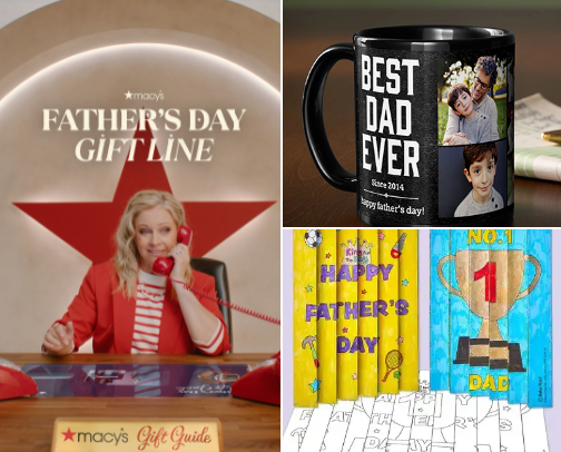 Father's Day Gifts cover photo collage