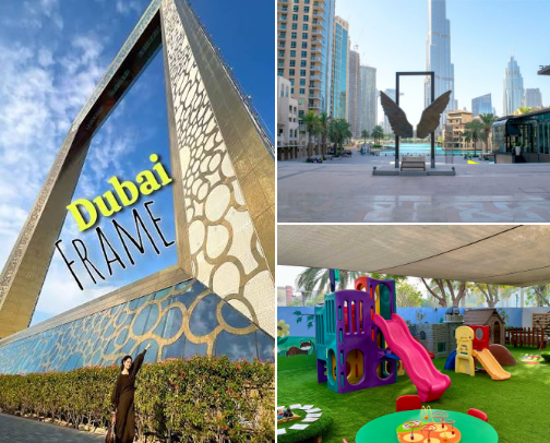 Park in Dubai – Kids’ Playing Area 🌳🛝💖 cover photo collage