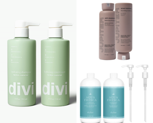 Essential hair products for everyday use. cover photo collage