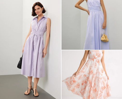 dresses for a weekend walk🥰 cover photo collage