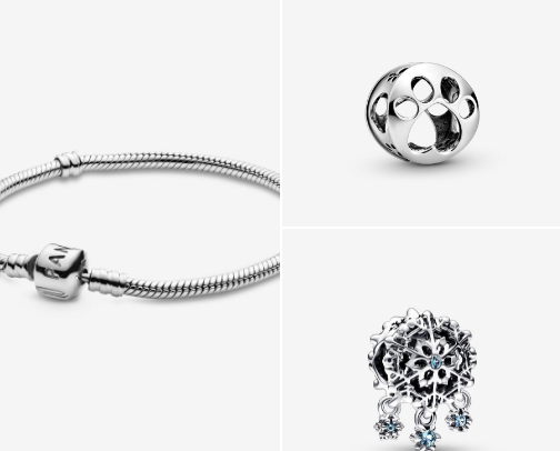 Pandora jewelry cover photo collage