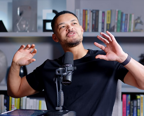 Podcasts that make me happy to be alive cover photo collage