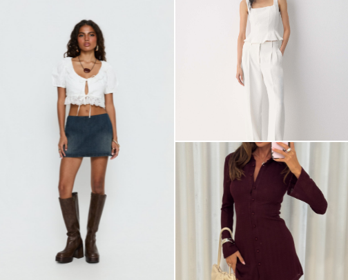 Casual looks cover photo collage