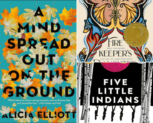 Indigenous Peoples' Day Book Recs cover photo collage