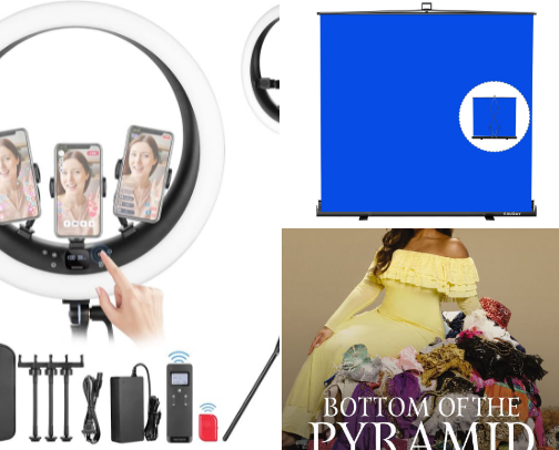 20-something Theatre Girl Christmas Wish List cover photo collage