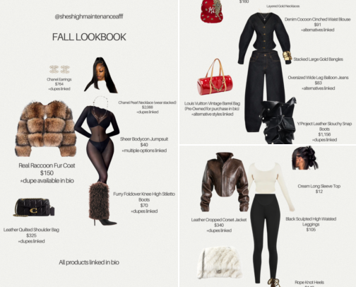 FALL LOOKBOOK cover photo collage