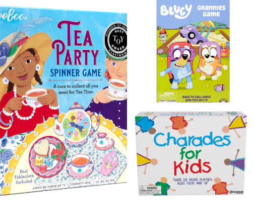 Board and Card Games for young kiddos cover photo collage