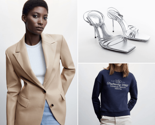 Spring fashion trends cover photo collage