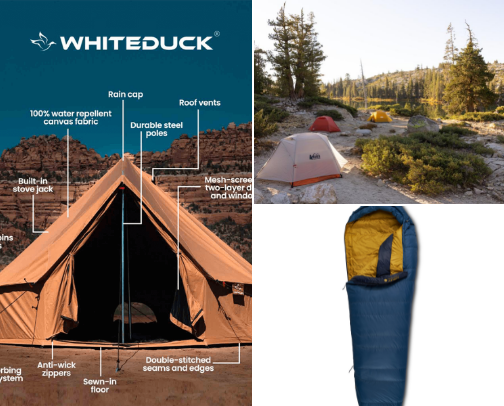 Cozy Camping Vibes: Essentials for the Perfect Getaway cover photo collage