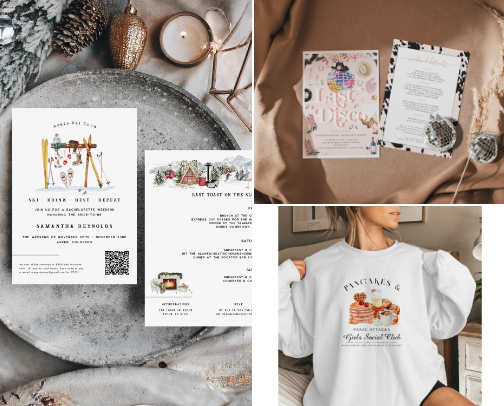 Bachelorette Party Ideas & Themes | Stylish Picks for Every Bride Tribe cover photo collage