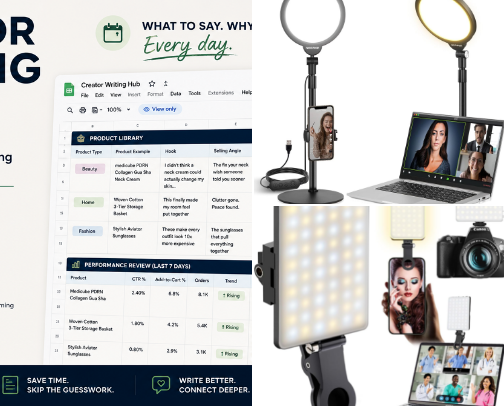 Tools to Make TikTok Shop Content Easier cover photo collage