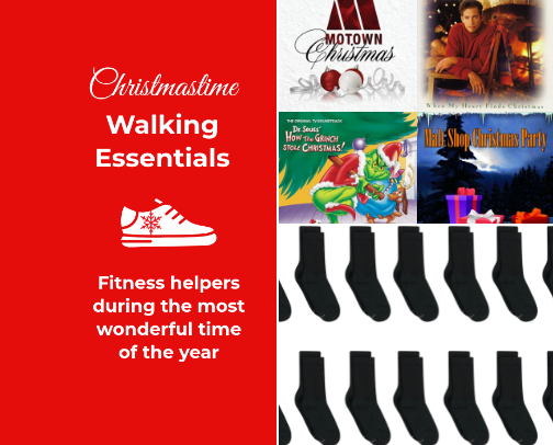 Christmastime Walking Essentials cover photo collage