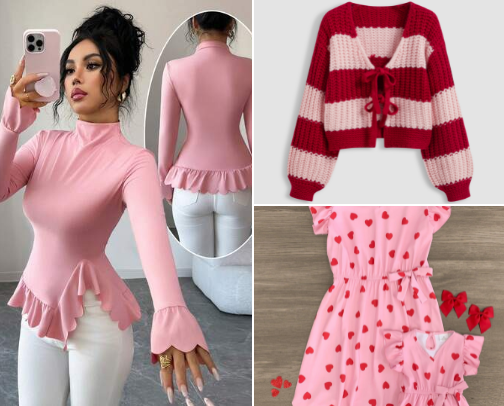 Valentines Day Look Book cover photo collage