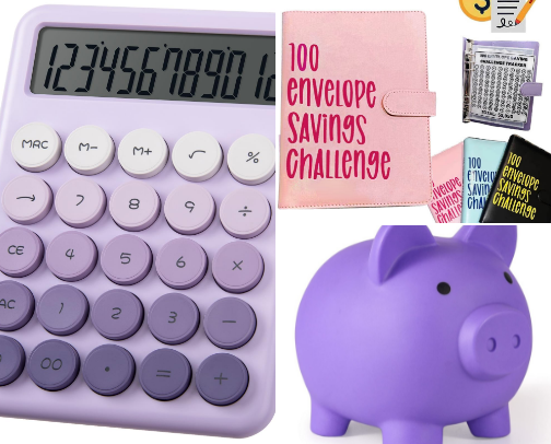 Winter Arc: Smart & Cute Saving Tools💸 cover photo collage