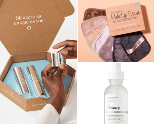 Skincare cover photo collage