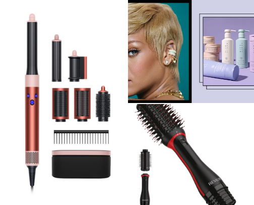 Hair styling tools💇‍♀️ cover photo collage