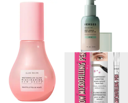 My current go to beauty/skincare products cover photo collage