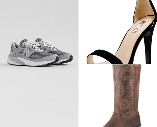 Shoes cover photo collage