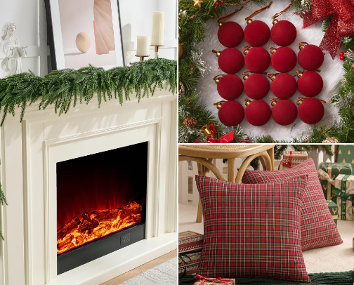 Ralph Lauren Inspired Christmas Decor cover photo collage