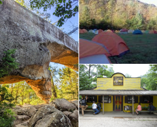 Red River Gorge Bucket List + Lodging & Dining Recommendations cover photo collage