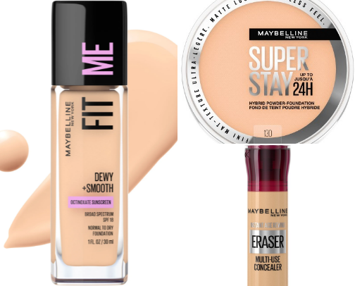 Maybelline - best budget picks 💄 ( for face ) cover photo collage