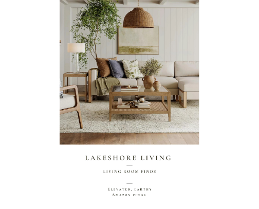 Lakeshore Living by Dutton + Co. cover photo collage