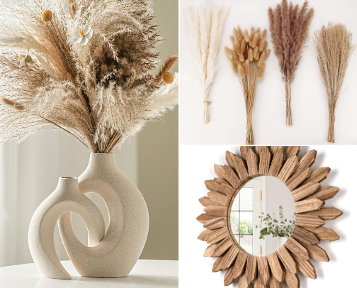 Home decor on Amazon cover photo collage