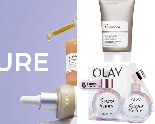 Skincare for Woman over 40 cover photo collage