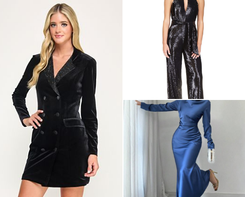 Christmas party outfits (women) cover photo collage