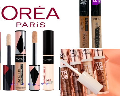 concealers cover photo collage