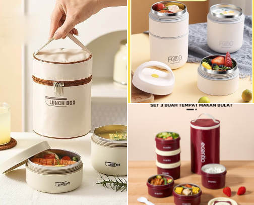 Lunch box cover photo collage