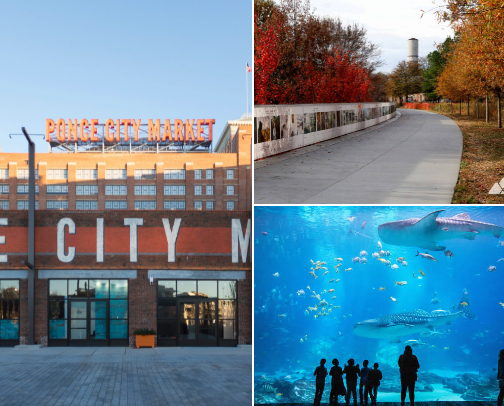 Top Things To Do in Atlanta for an Unforgettable Day Out cover photo collage