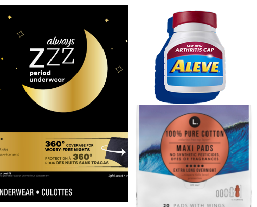Feminine Hygiene cover photo collage