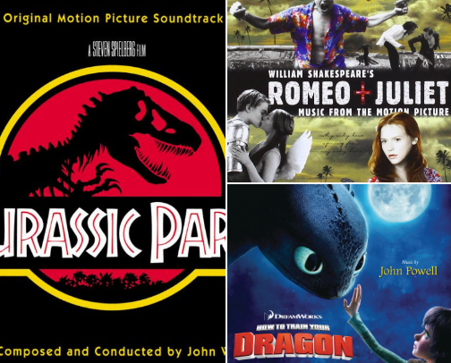 Movie and TV Music 🎼🎵🪄🎶🎧🎹 cover photo collage