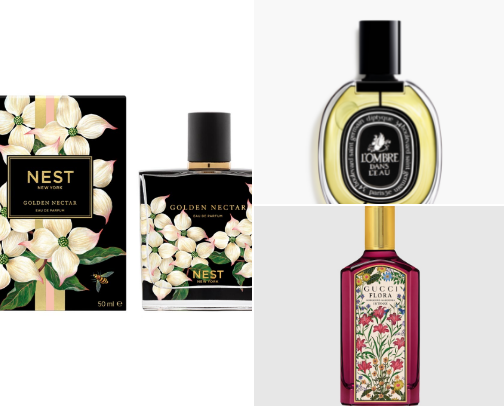 Delicious, gorgeous scents for women cover photo collage