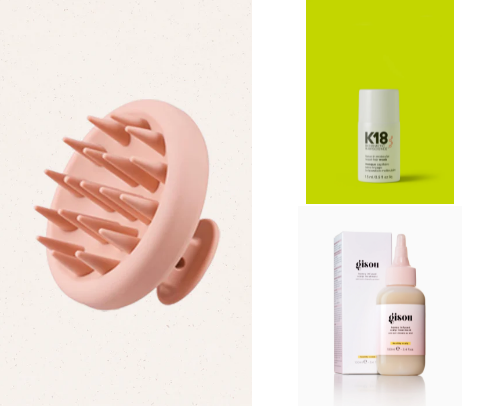 Hair care cover photo collage