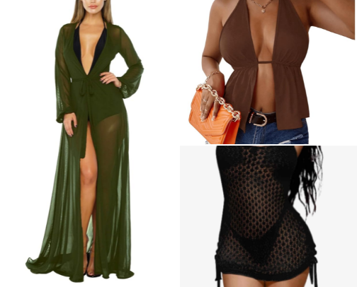 Summer clothing cover photo collage